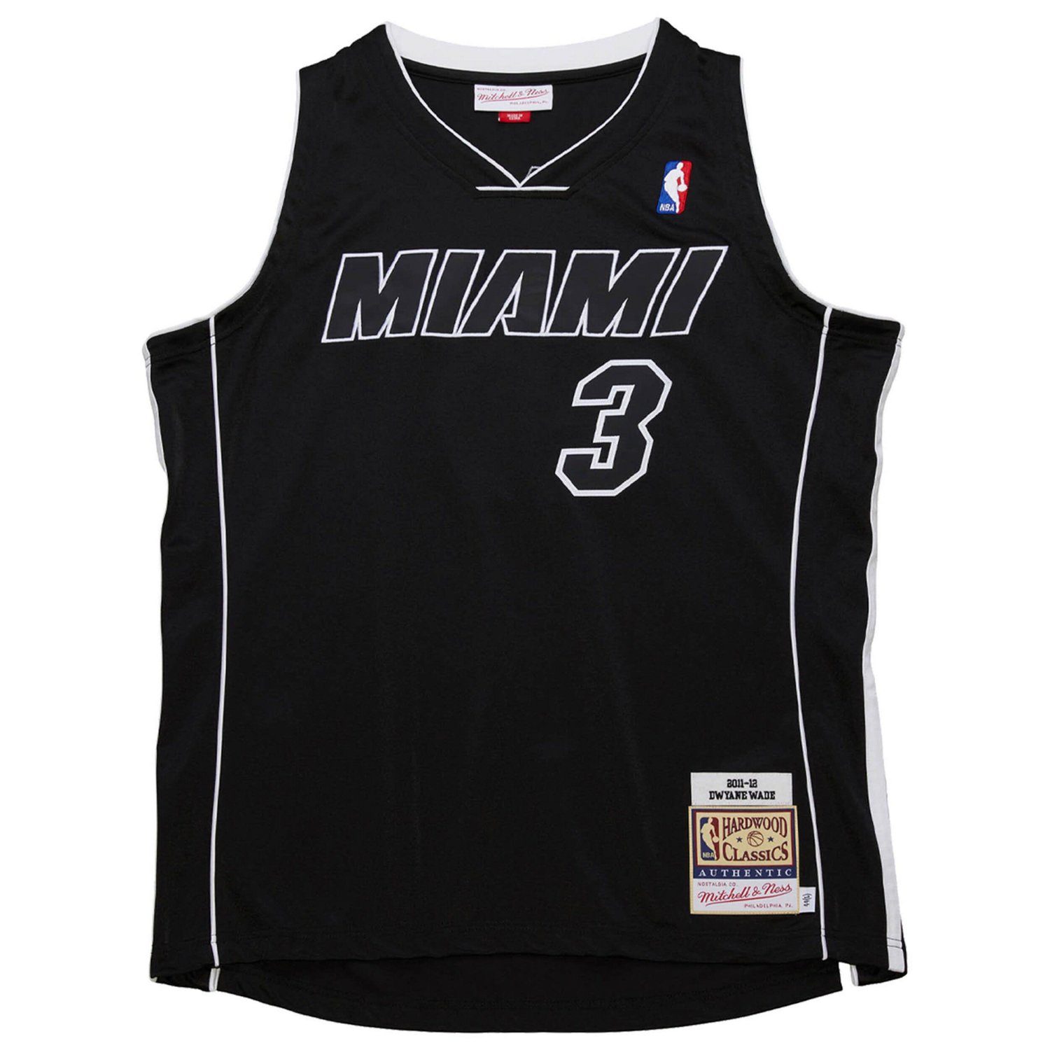 Mitchell  Ness Dwyane Wade Miami Heat 2011 12 Hardwood Classics Authentic Jersey - view number 2