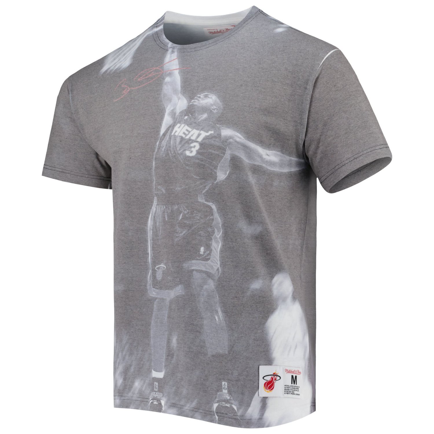 Mitchell  Ness Dwyane Wade Miami Heat Above The Rim T-Shirt                                                                      - view number 2