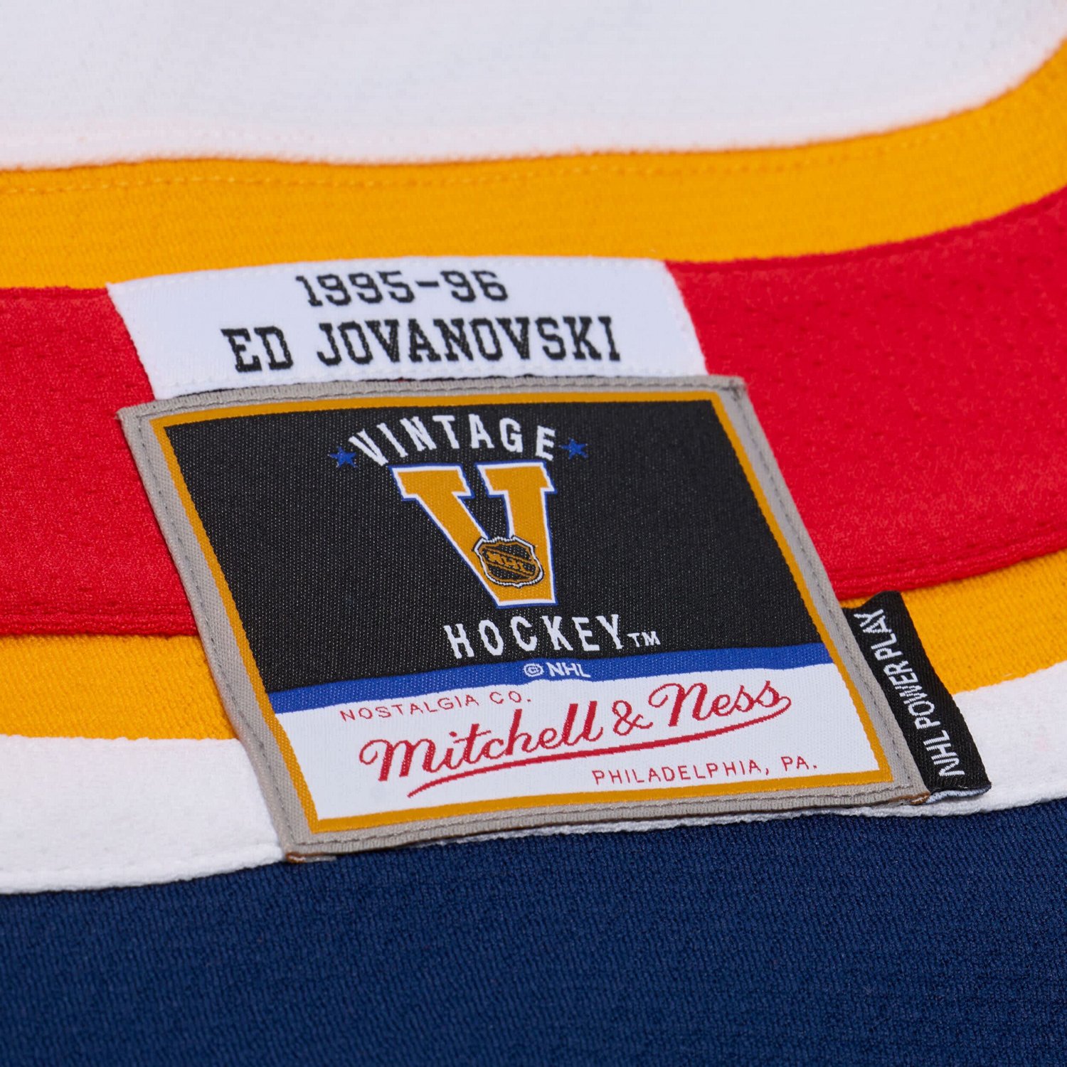Mitchell  Ness Ed Jovanovski Florida Panthers 1996 Power Play Jersey - view number 3