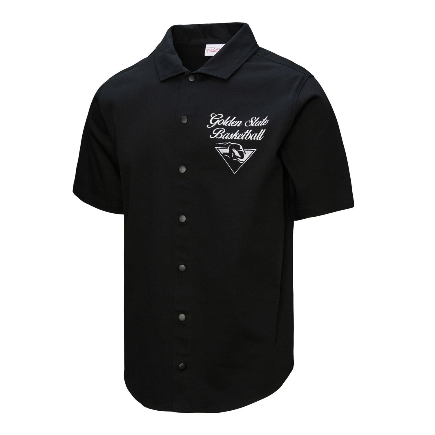 Mitchell  Ness Golden State Warriors Hardwood Classics Camp Shirt - view number 2