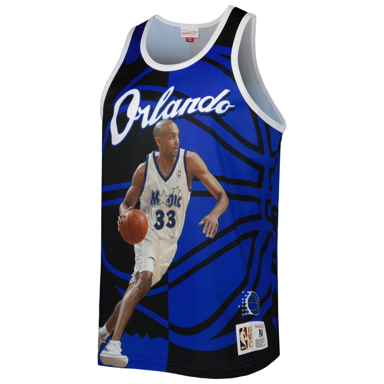 Mitchell  Ness Grant Hill /Black Orlando Magic Sublimated Player Tank Top                                                        - view number 2