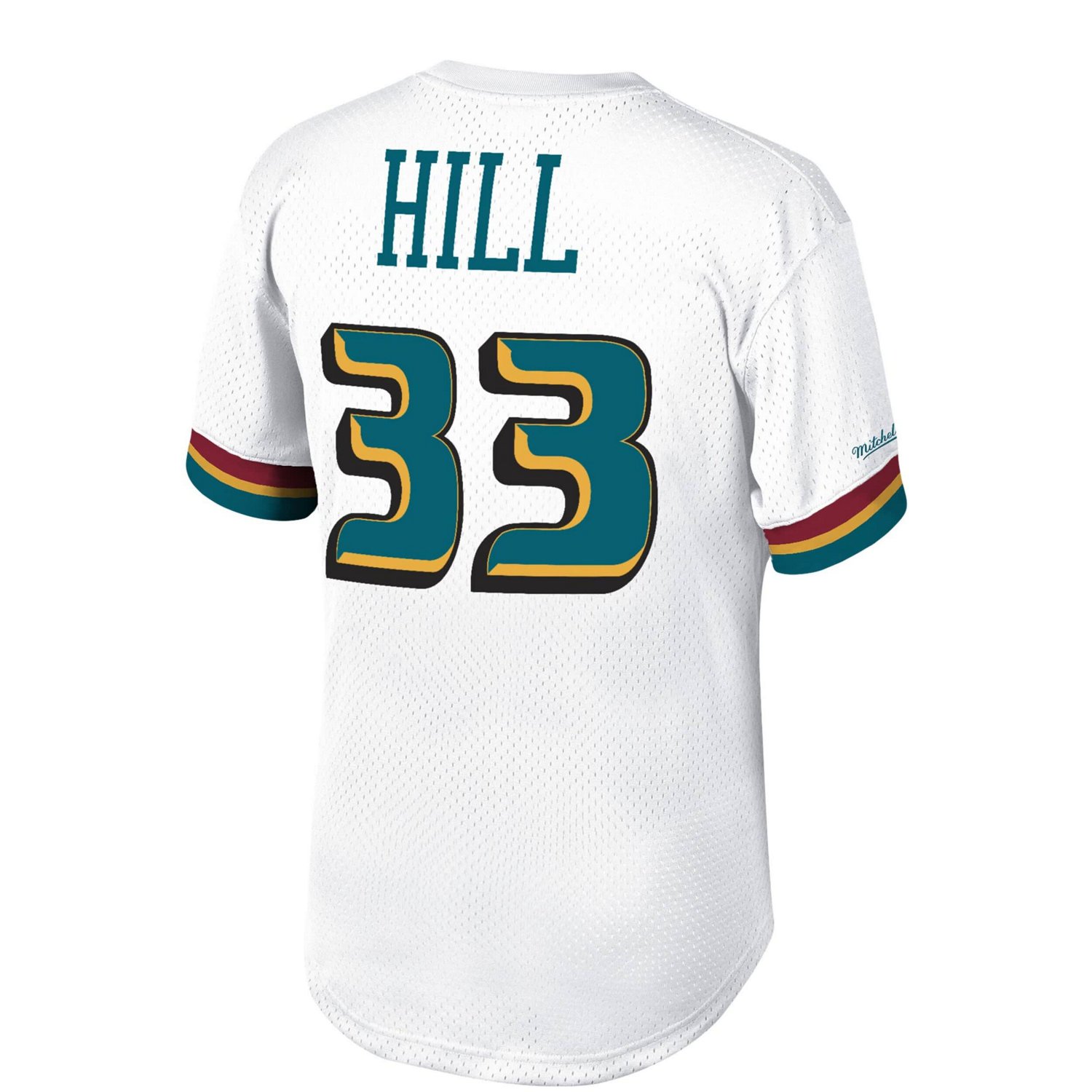 Mitchell  Ness Grant Hill Detroit Pistons Hardwood Classics Stitch Name  Number T-Shirt - view number 4