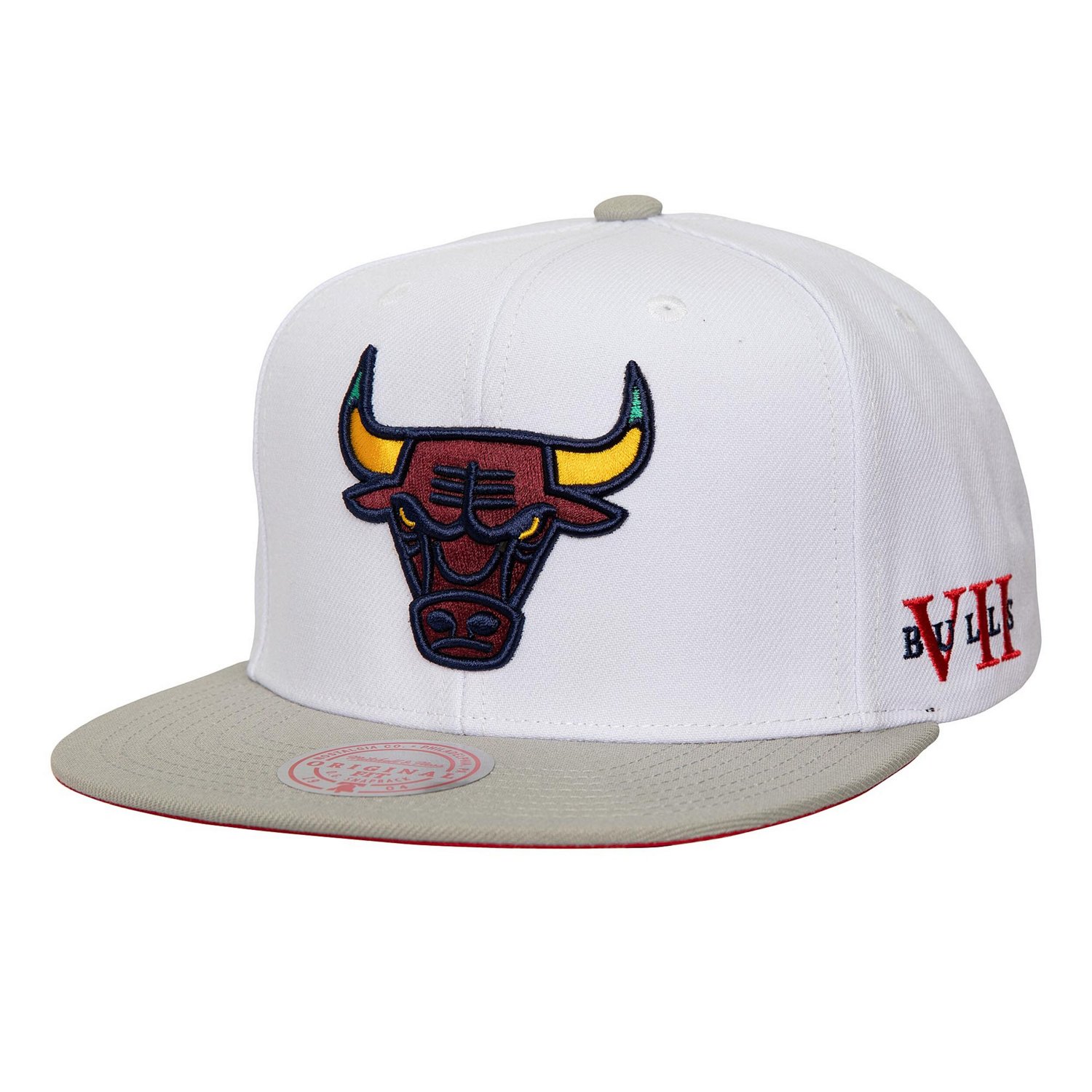 Mitchell  Ness Gray Chicago Bulls Core Snapback Hat