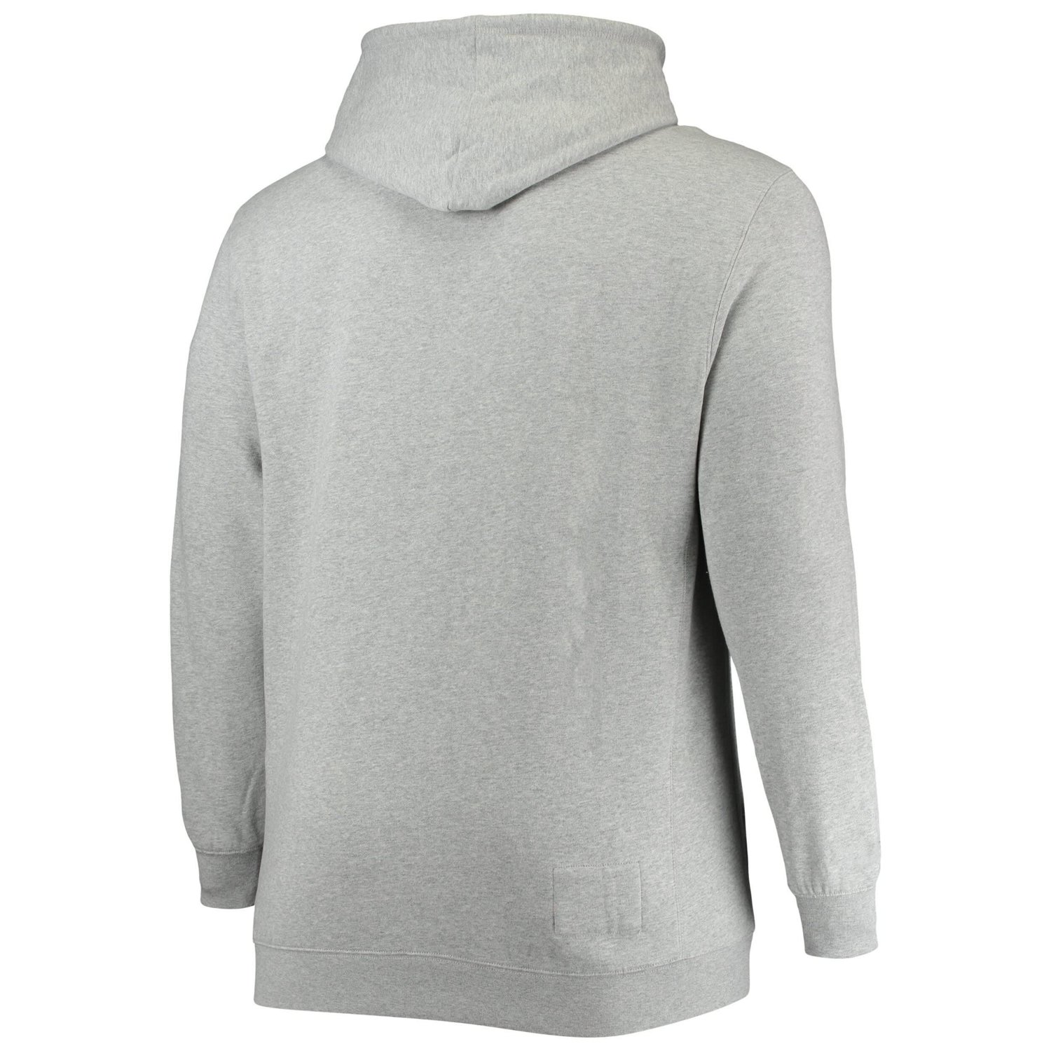 Mitchell  Ness Heathered Gray Chicago Bulls Hardwood Classics Big  Tall Throwback Pullover Hoodie                                - view number 4