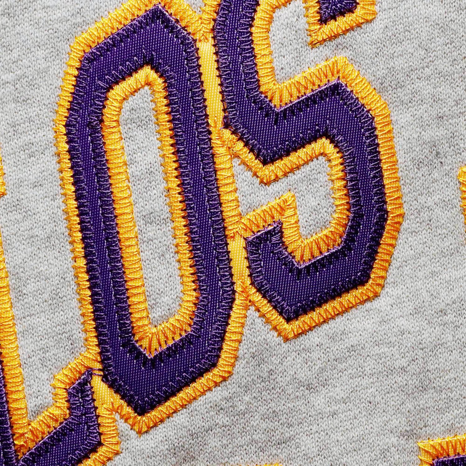 Mitchell  Ness Heathered Gray Los Angeles Lakers Hardwood Classics Big Tall Throwback Pullover Hoodie