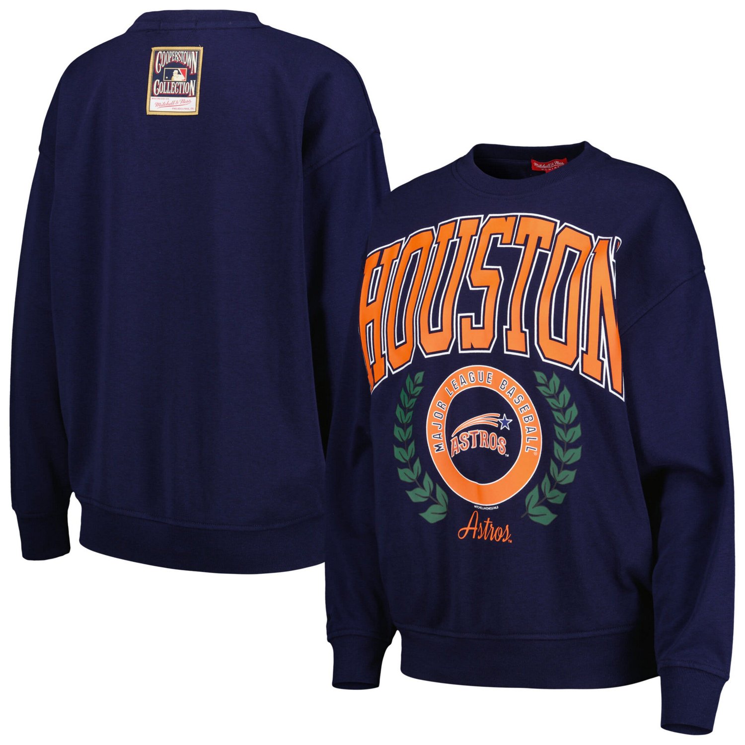 Houston astros mitchell and ness sweater hotsell