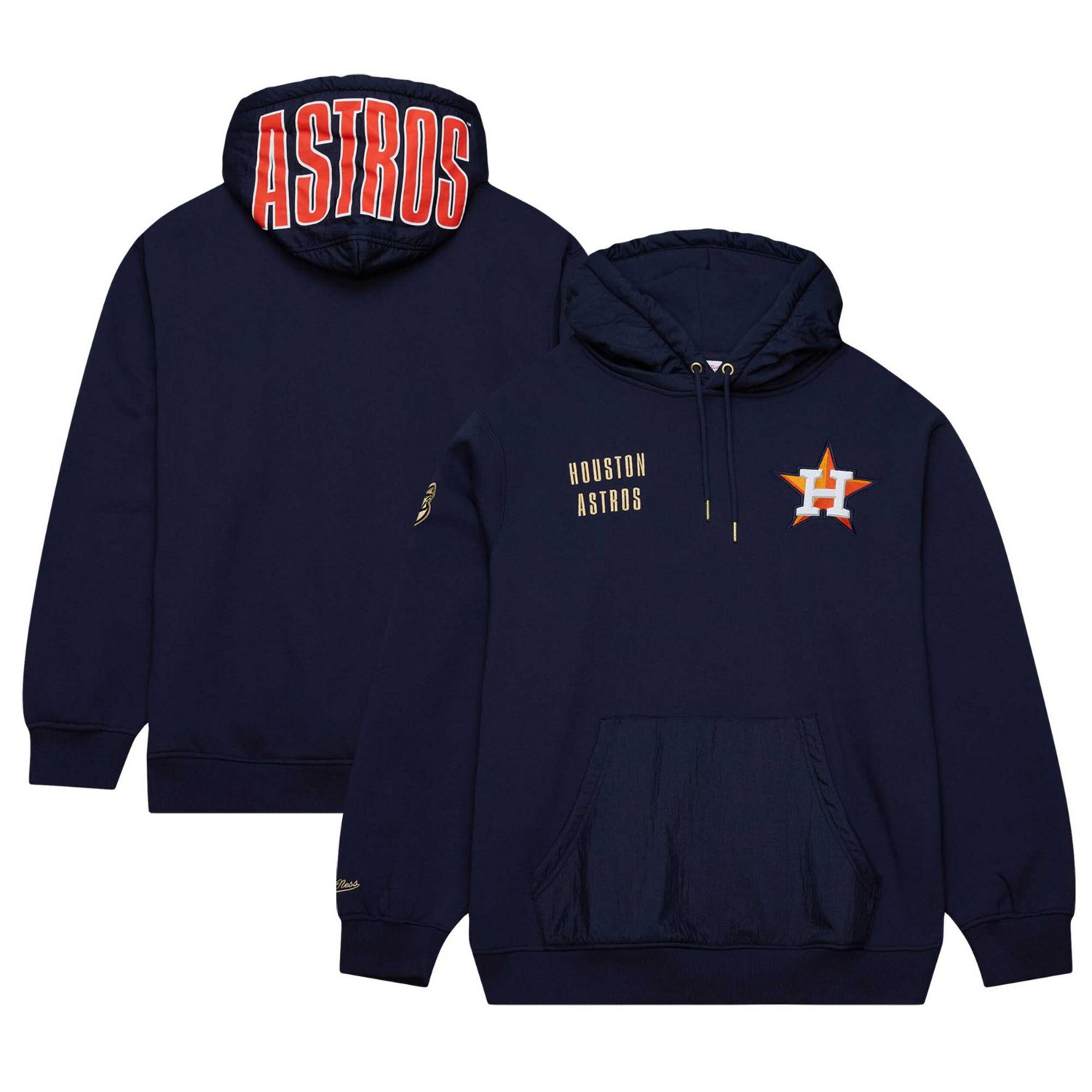Mitchell  Ness Houston Astros Team OG 20 Current Logo Pullover Hoodie
