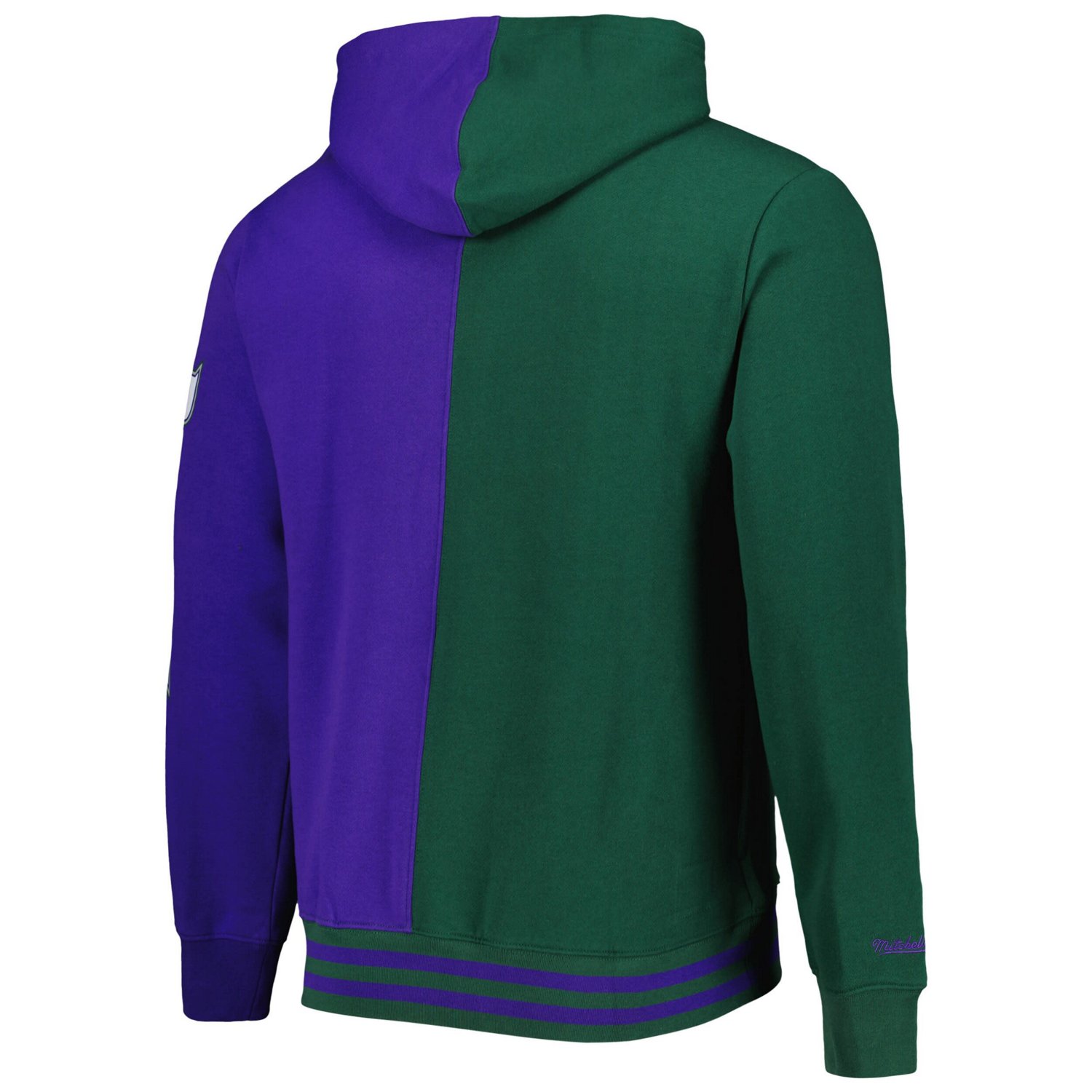 Mitchell  Ness Hunter /Purple Milwaukee Bucks Big  Tall Hardwood Classics Split Pullover Hoodie - view number 3