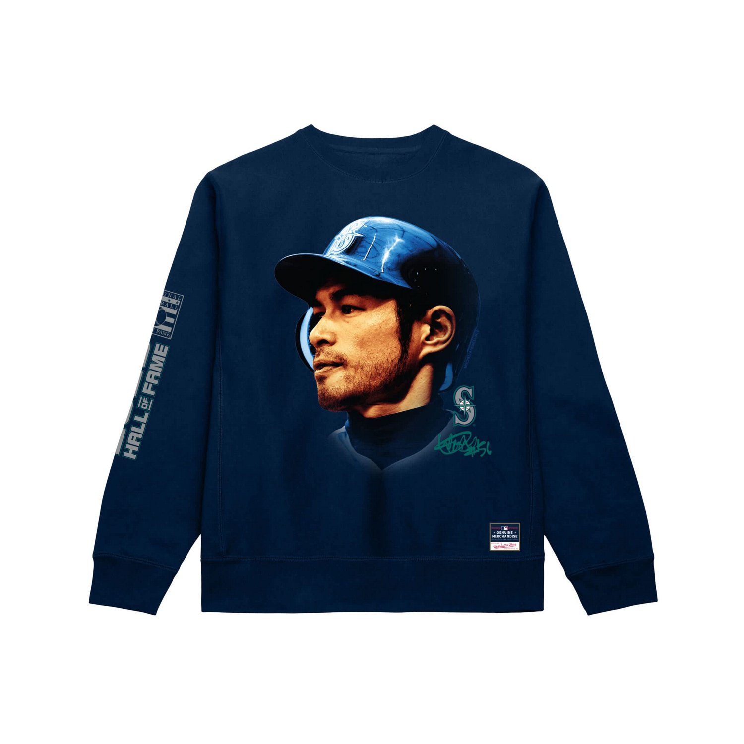 Mitchell  Ness Ichiro Suzuki Seattle Mariners Hall of Fame Sweatshirt - view number 2