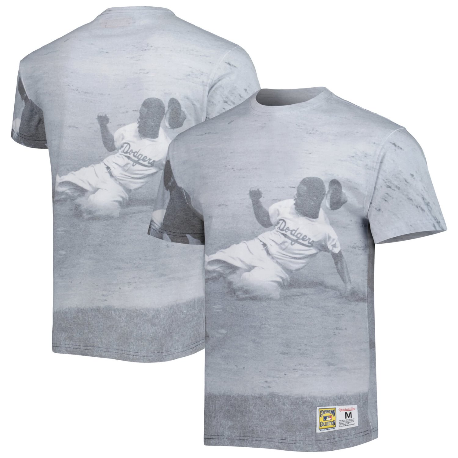 Mitchell  Ness Jackie Robinson Brooklyn Dodgers Cooperstown Collection Highlight Sublimated Player Graphic T-Shirt