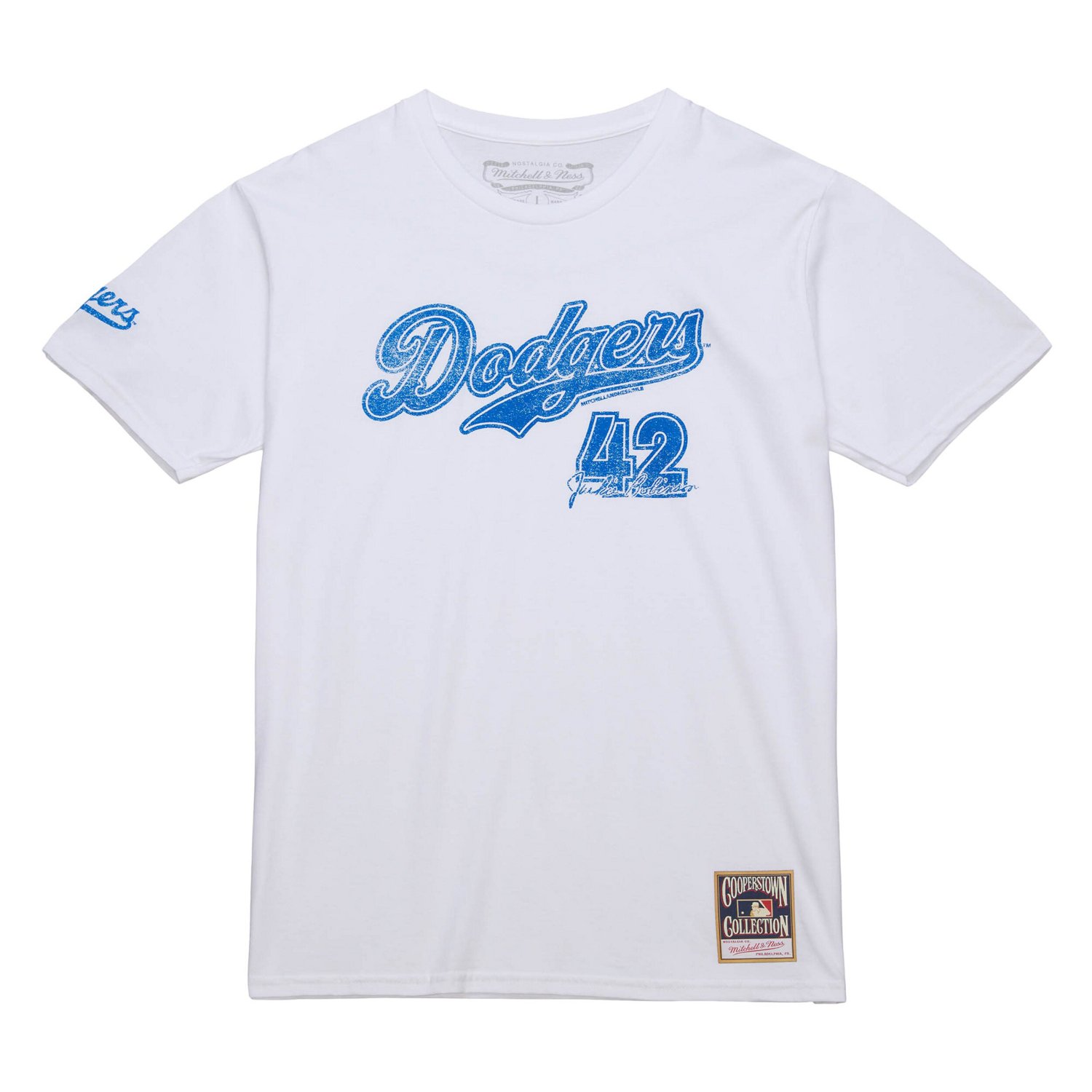 Mitchell  Ness Jackie Robinson Los Angeles Dodgers Cooperstown Collection Player T-Shirt - view number 2
