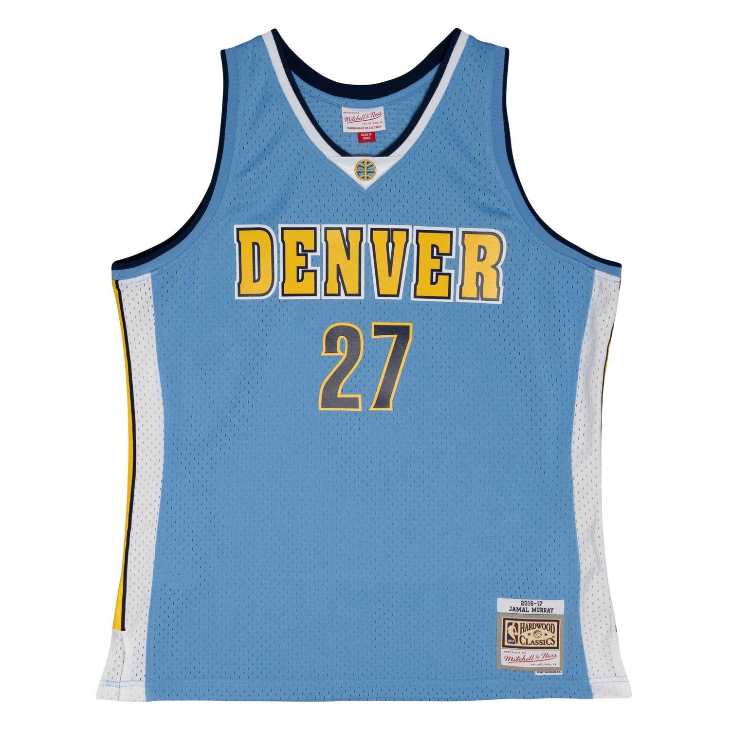 Mitchell  Ness Jamal Murray Powder Denver Nuggets 2016/17 Throwback Swingman Jersey - view number 2