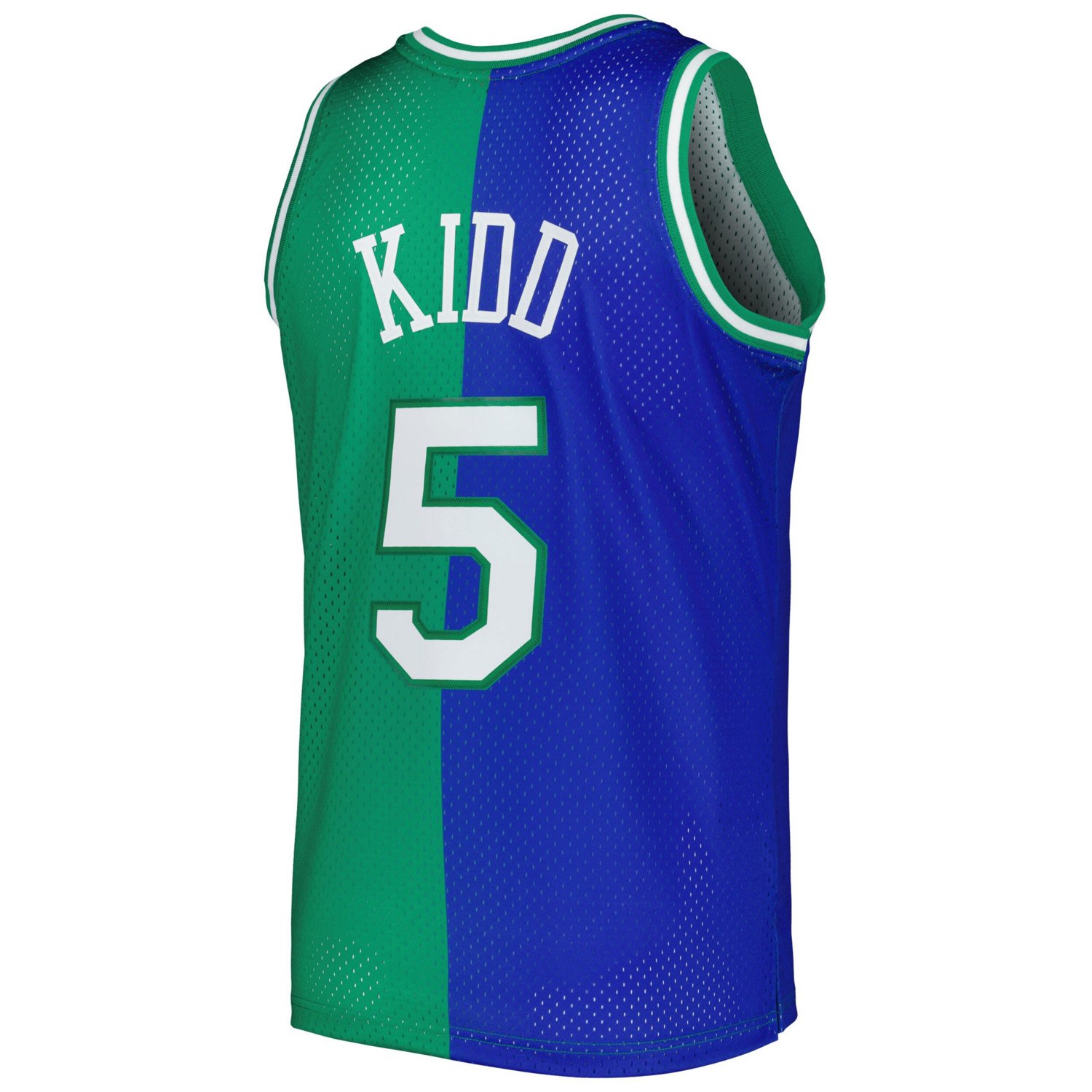 Mitchell  Ness Jason Kidd /Green Dallas Mavericks Hardwood Classics 1994/95 Split Swingman Jersey                                - view number 3