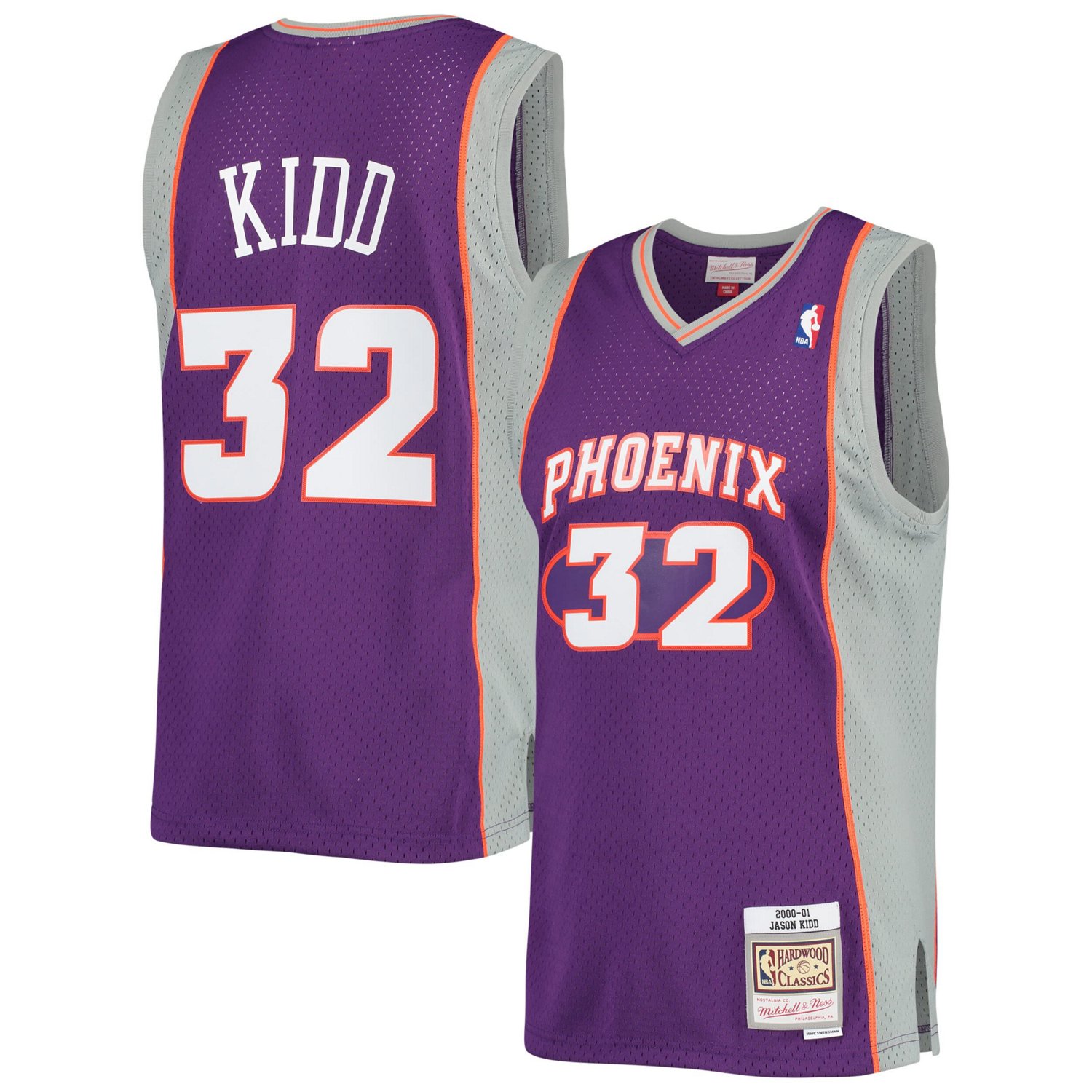 Mitchell  Ness Jason Kidd Phoenix Suns 2001/02 Hardwood Classics Swingman Jersey                                                 - view number 1