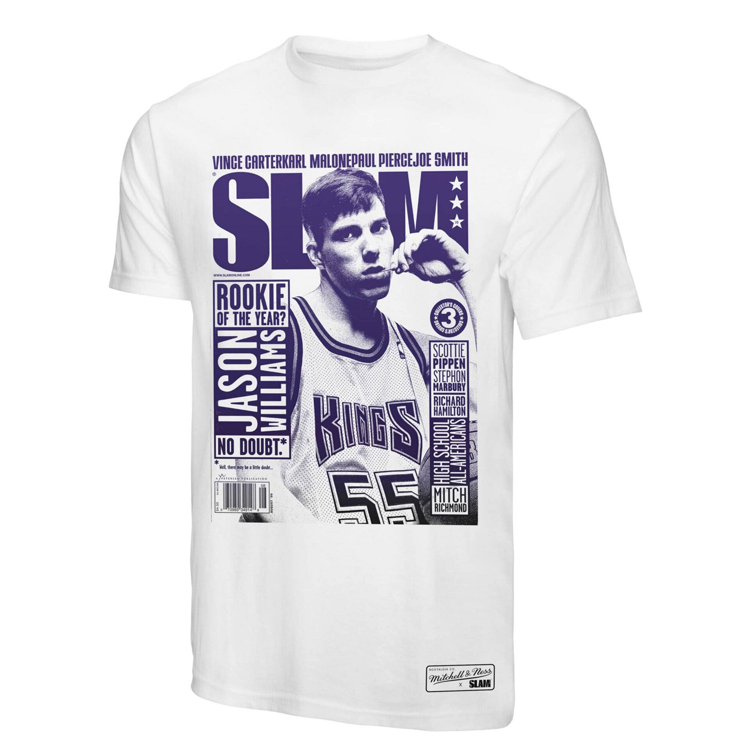 Mitchell  Ness Jason Williams Sacramento Kings SLAM Gradient T-Shirt - view number 2