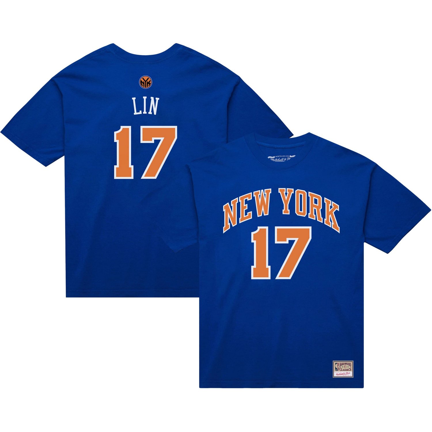 Mitchell  Ness Jeremy Lin New York Knicks Name  Number T-Shirt