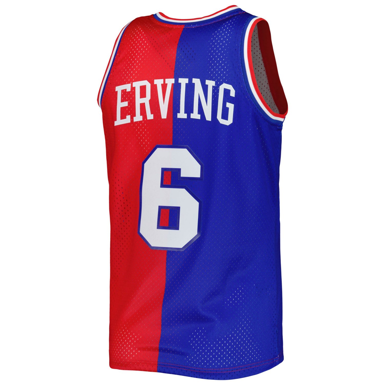 Mitchell  Ness Julius Erving /Red Philadelphia 76ers Hardwood Classics 1982/83 Split Swingman Jersey