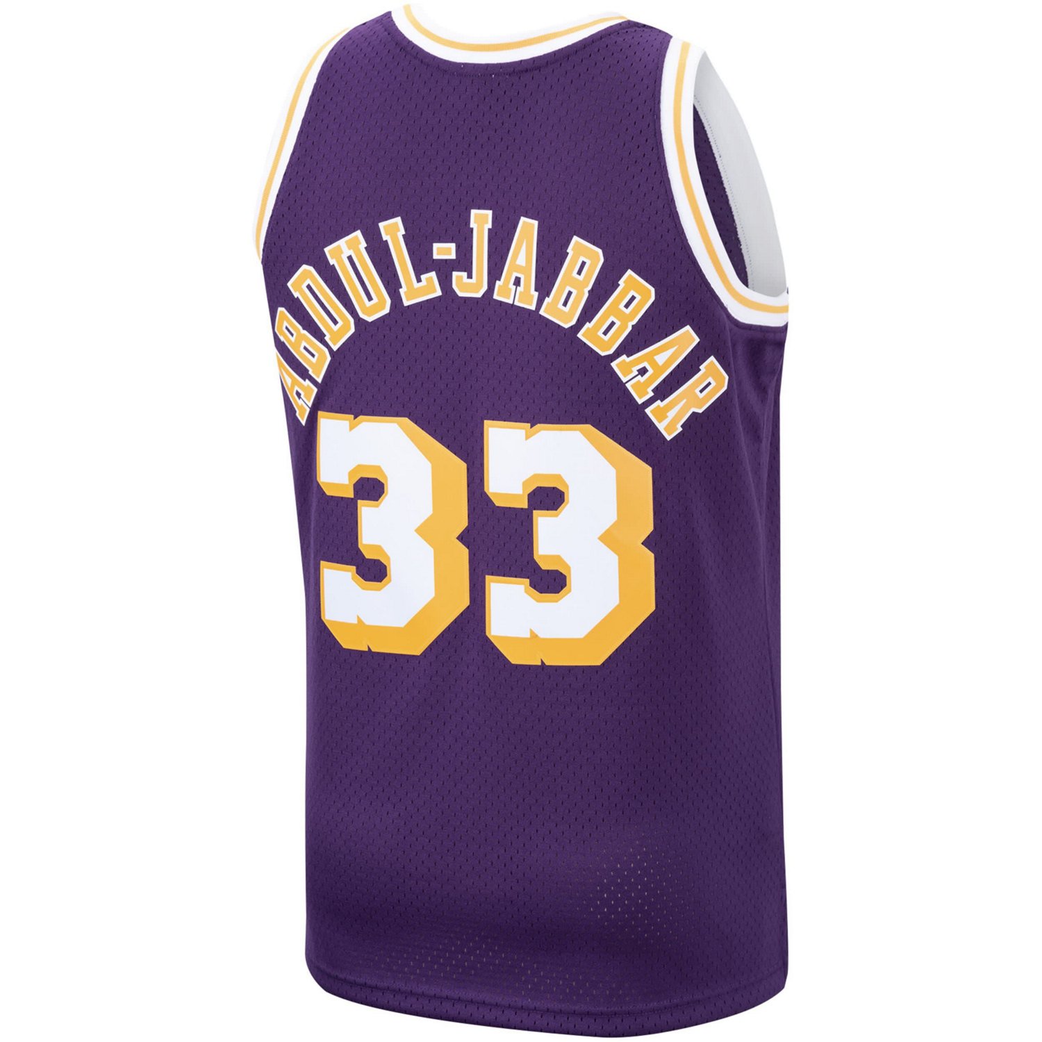 Mitchell  Ness Kareem Abdul-Jabbar Los Angeles Lakers Hardwood Classics Swingman Jersey                                          - view number 3