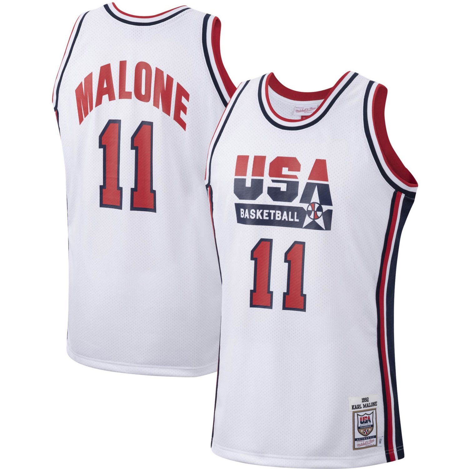 Mitchell  Ness Karl Malone USA Basketball 1992 Authentic Jersey