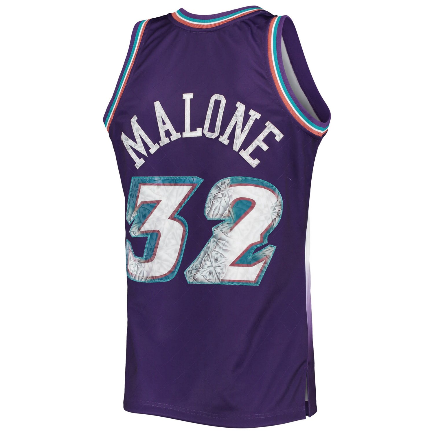 Mitchell  Ness Karl Malone Utah Jazz 1996/97 Hardwood Classics NBA 75th Anniversary Diamond Swingman Jersey                      - view number 3