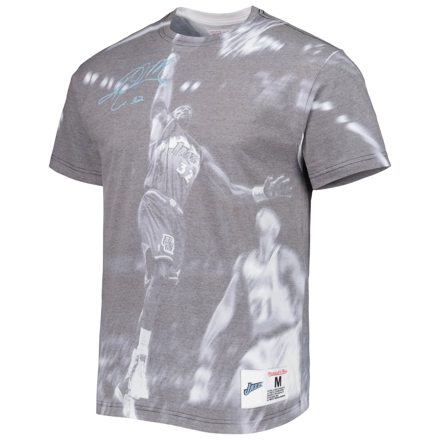 Mitchell  Ness Karl Malone Utah Jazz Above The Rim T-Shirt                                                                       - view number 2