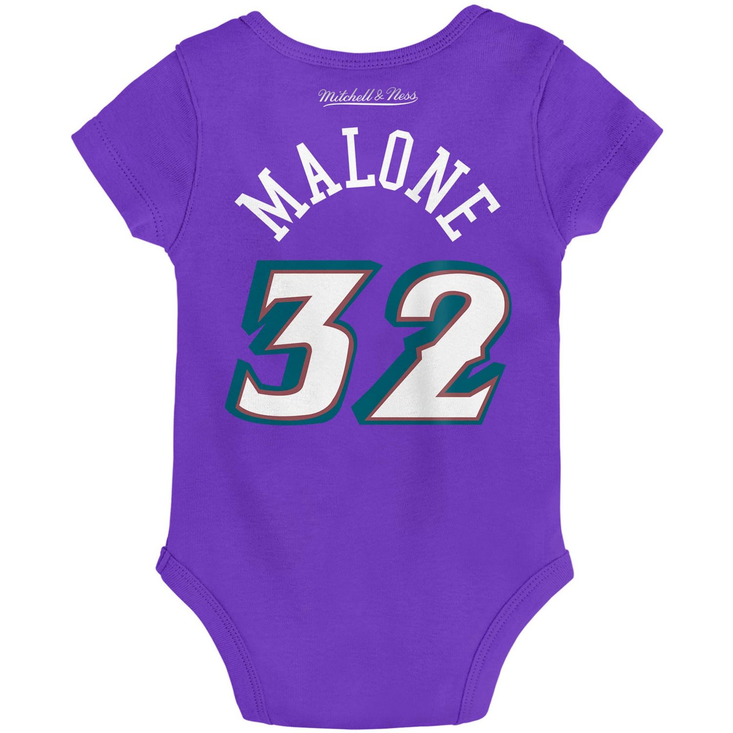 Mitchell  Ness Karl Malone Utah Jazz Hardwood Classics Name  Number Bodysuit                                                     - view number 3