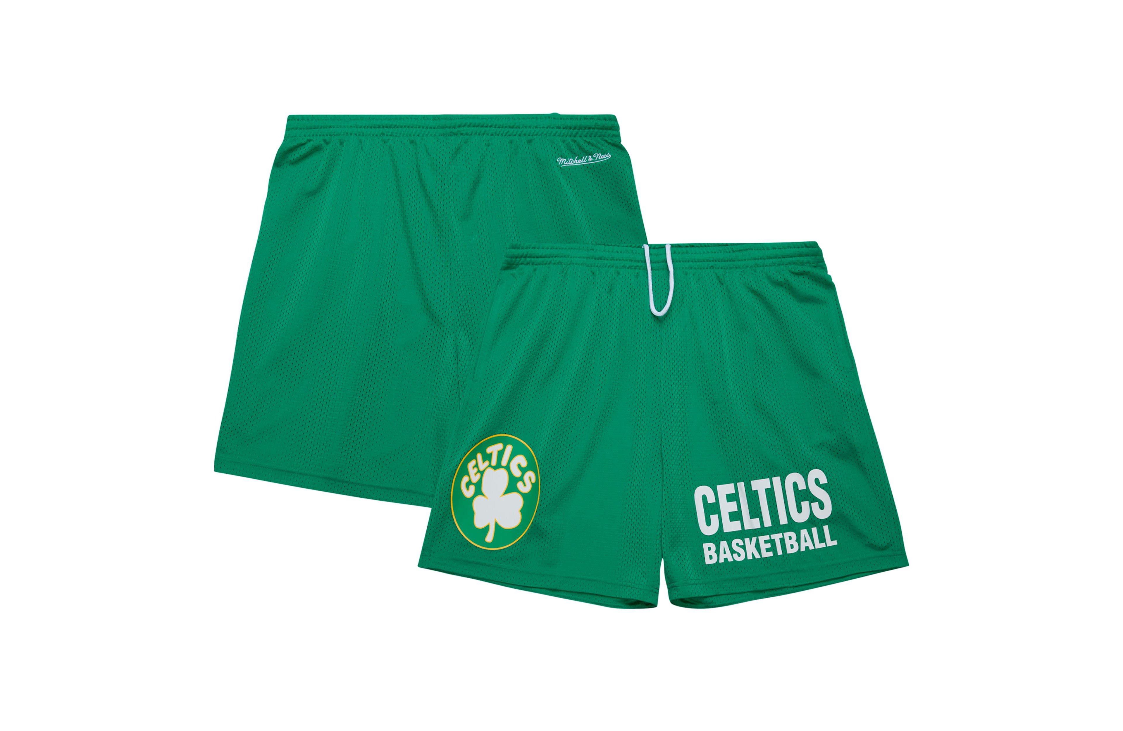 Mitchell  Ness Kelly Boston Celtics Hardwood Classics Gameday Mesh Shorts