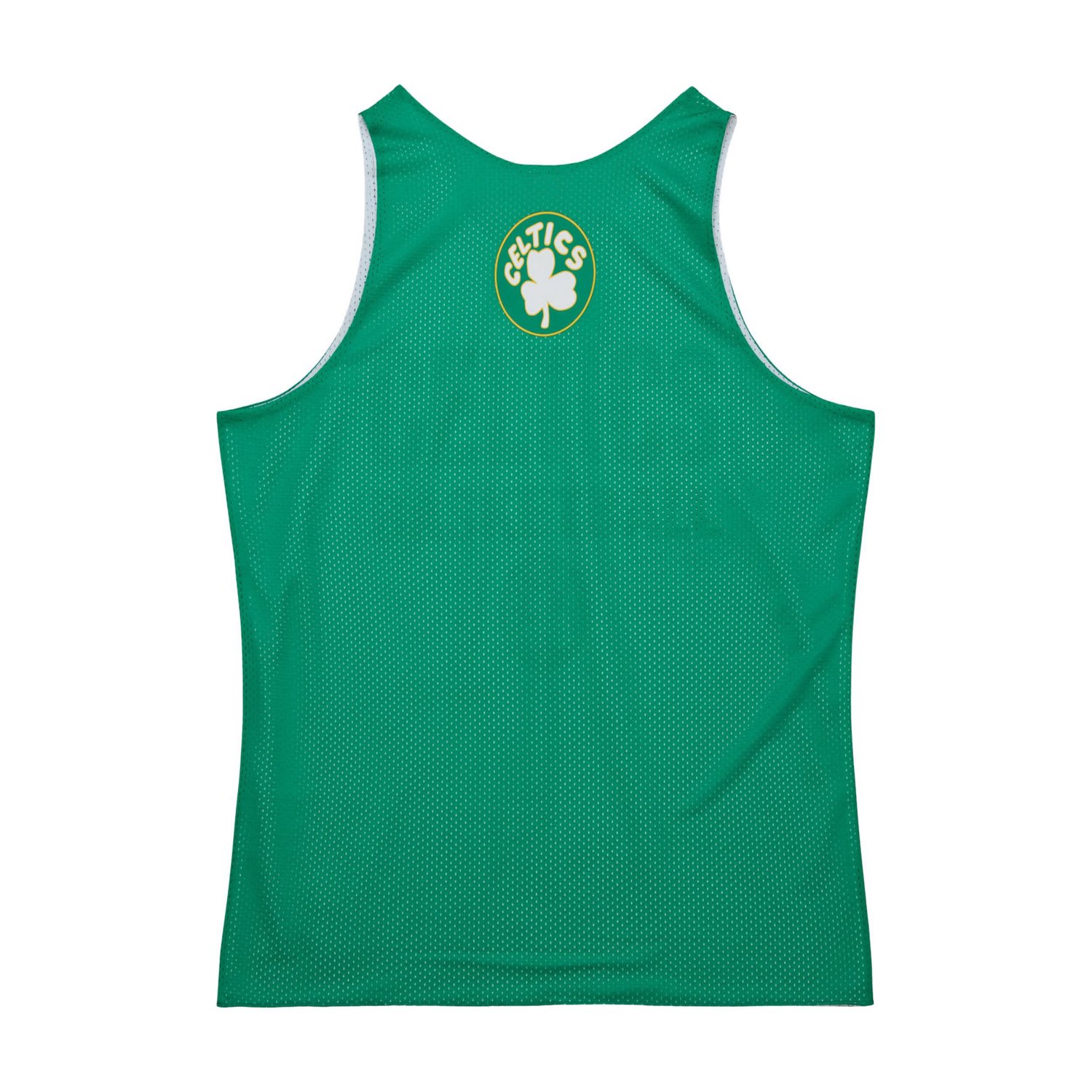 Mitchell  Ness Kelly White Boston Celtics Hardwood Classics Reversible Mesh Practice Jersey - view number 3