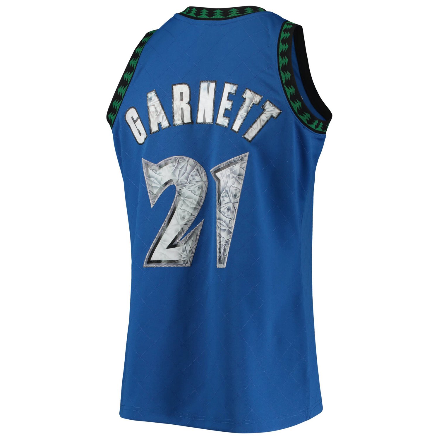 Mitchell  Ness Kevin Garnett Minnesota Timberwolves 2003/04 Hardwood Classics NBA 75th Anniversary Diamond Swingman Jersey       - view number 3