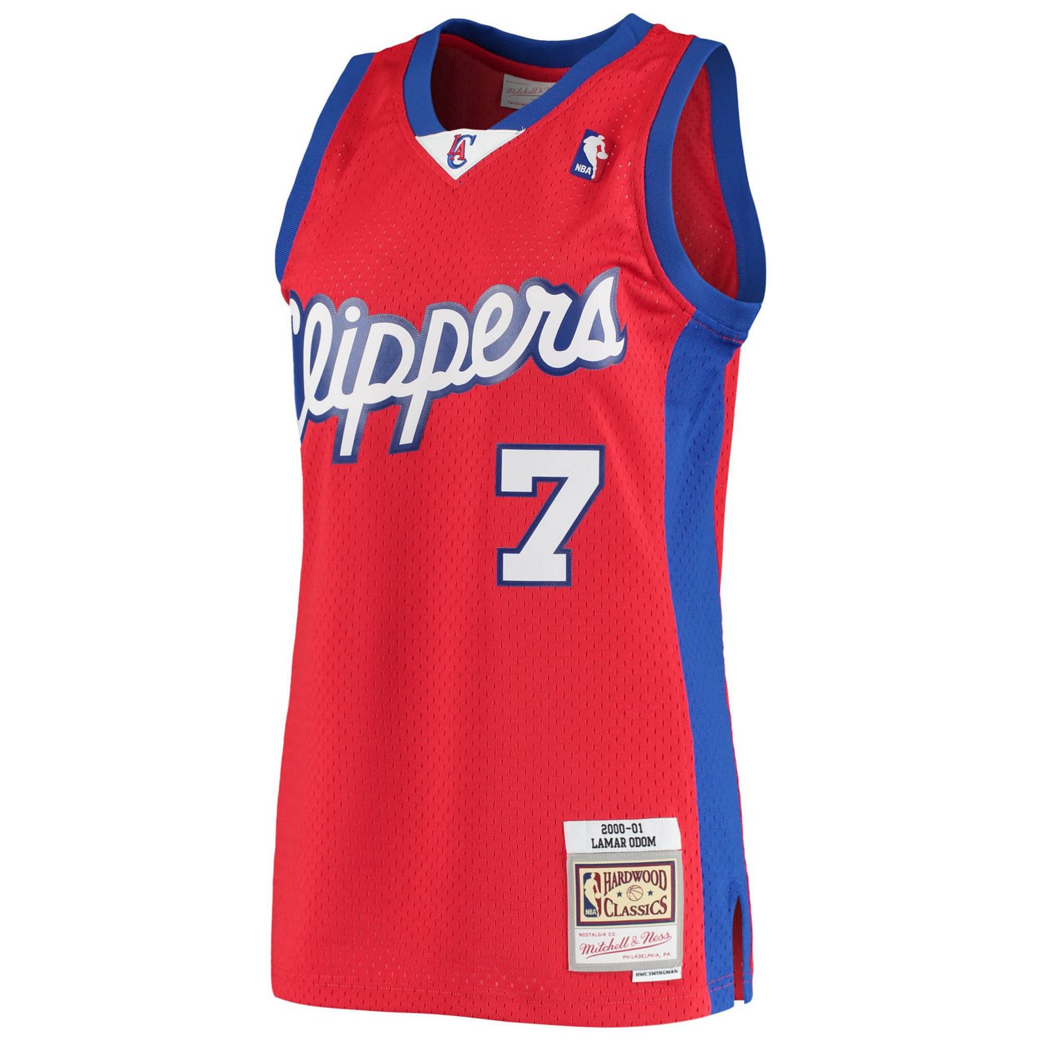 Mitchell  Ness Lamar Odom LA Clippers 2000/01 Hardwood Classics Swingman Jersey                                                  - view number 2