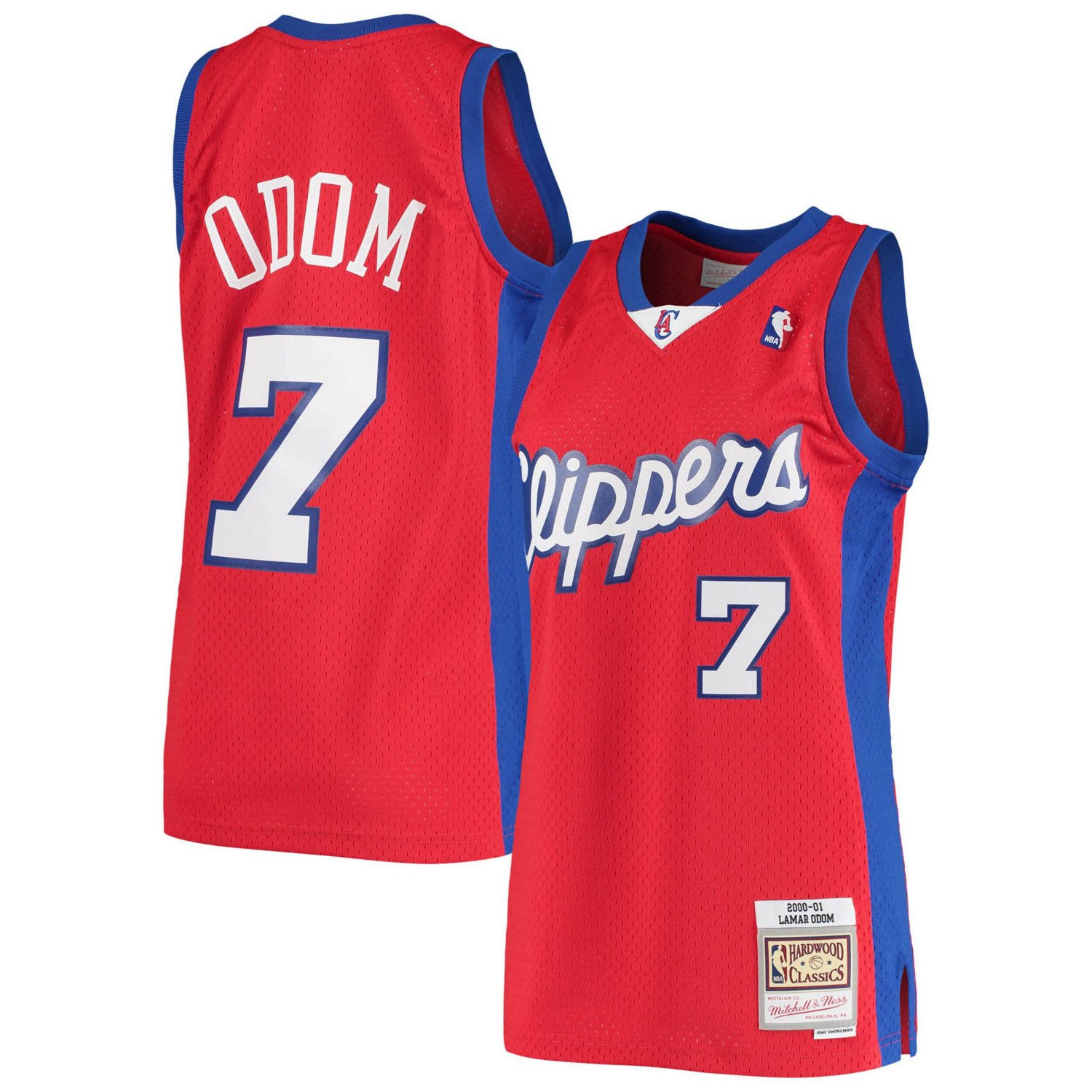 Mitchell Ness Lamar Odom LA Clippers 2000 01 Hardwood Classics Swingman Jersey Academy