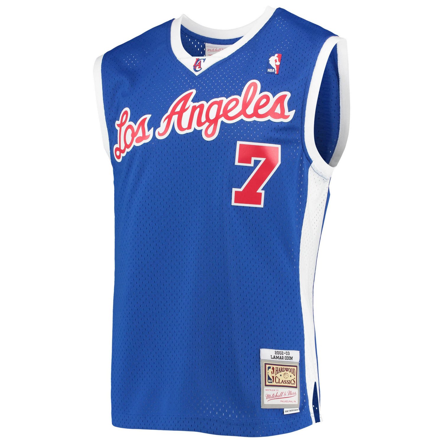 Mitchell  Ness Lamar Odom LA Clippers 2001/02 Hardwood Classics Swingman Jersey                                                  - view number 2