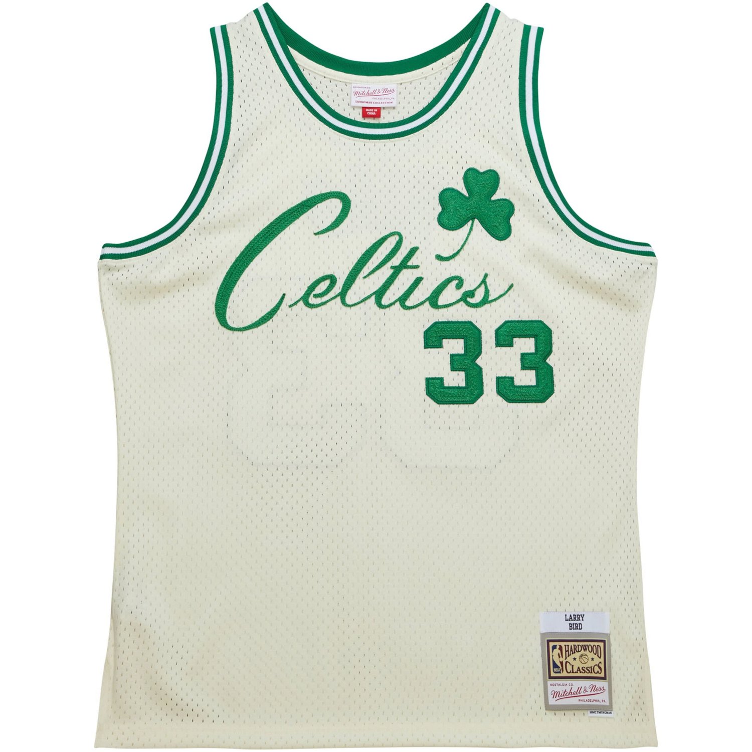 Mitchell  Ness Larry Bird Boston Celtics Chainstitch Swingman Jersey - view number 2