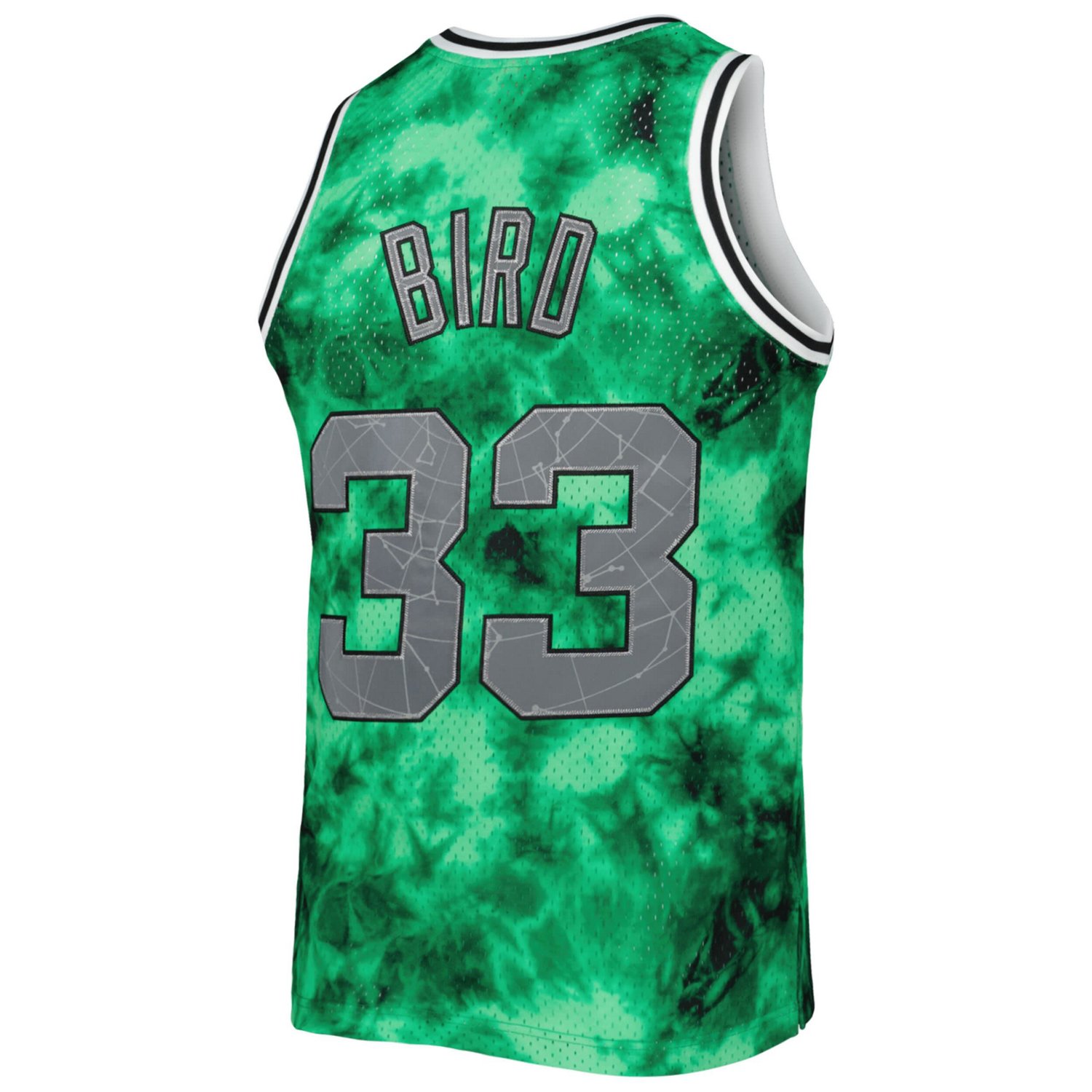 Mitchell  Ness Larry Bird Kelly Boston Celtics 1985/86 Galaxy Swingman Jersey                                                    - view number 3