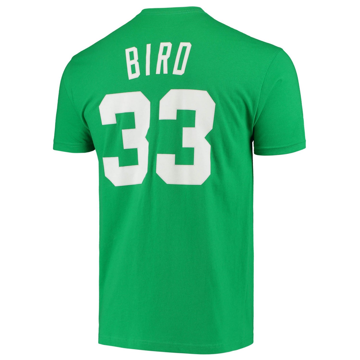 Mitchell  Ness Larry Bird Kelly Boston Celtics Hardwood Classics Stitch Name  Number T-Shirt                                     - view number 3