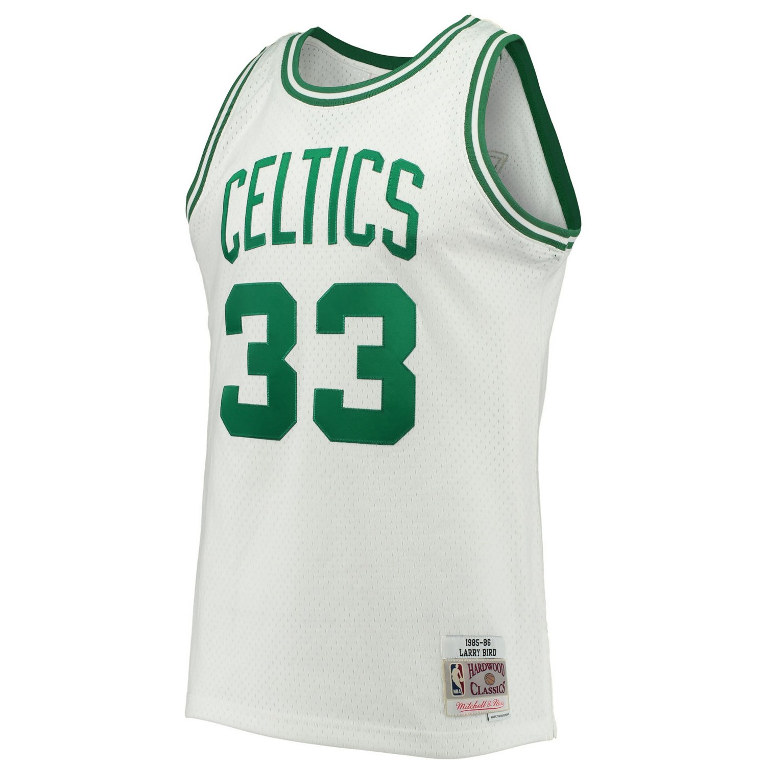 Mitchell  Ness Larry Bird Kelly Boston Celtics Hardwood Classics Swingman Jersey                                                 - view number 2