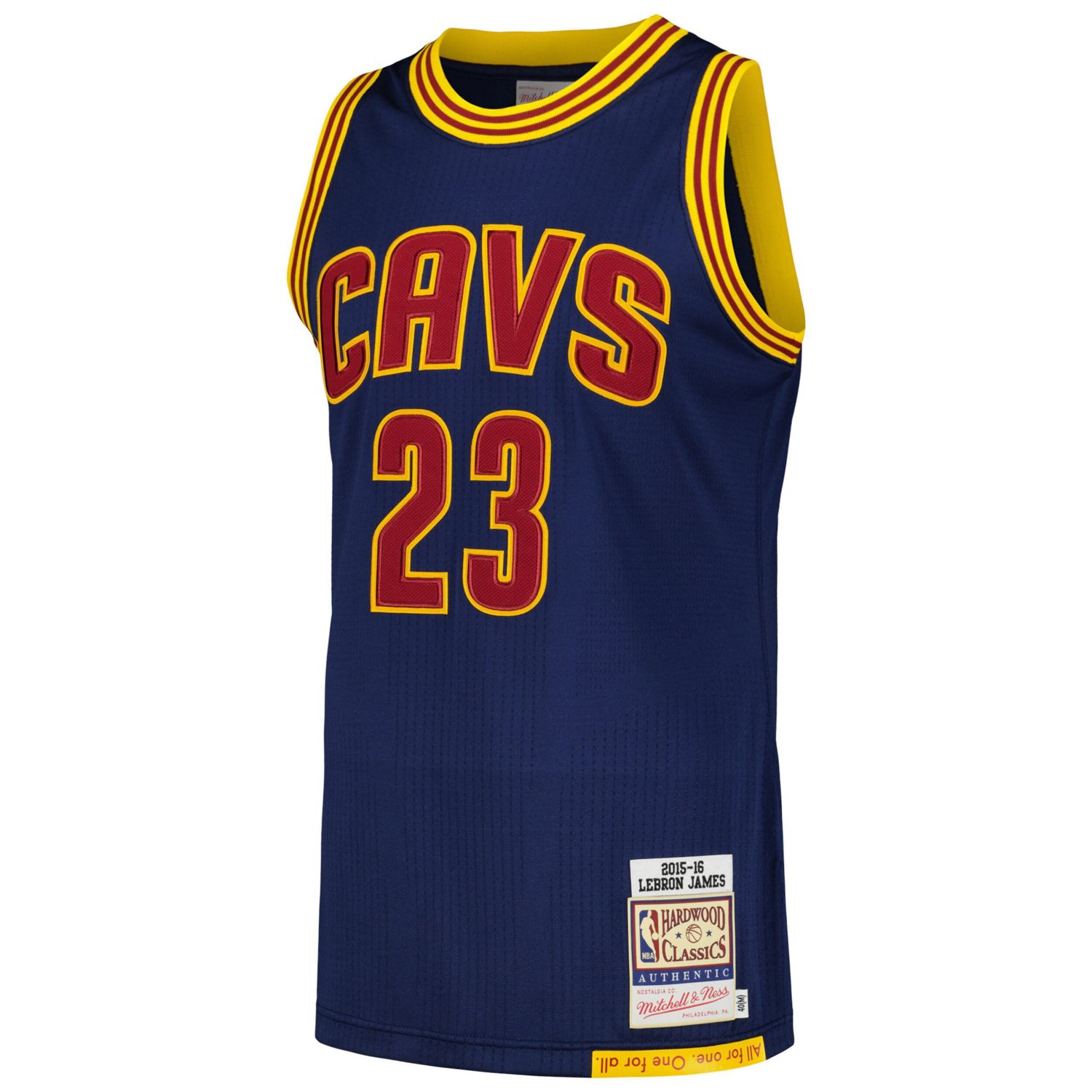Mitchell  Ness LeBron James Cleveland Cavaliers 2015/16 Hardwood Classics Authentic Jersey - view number 2