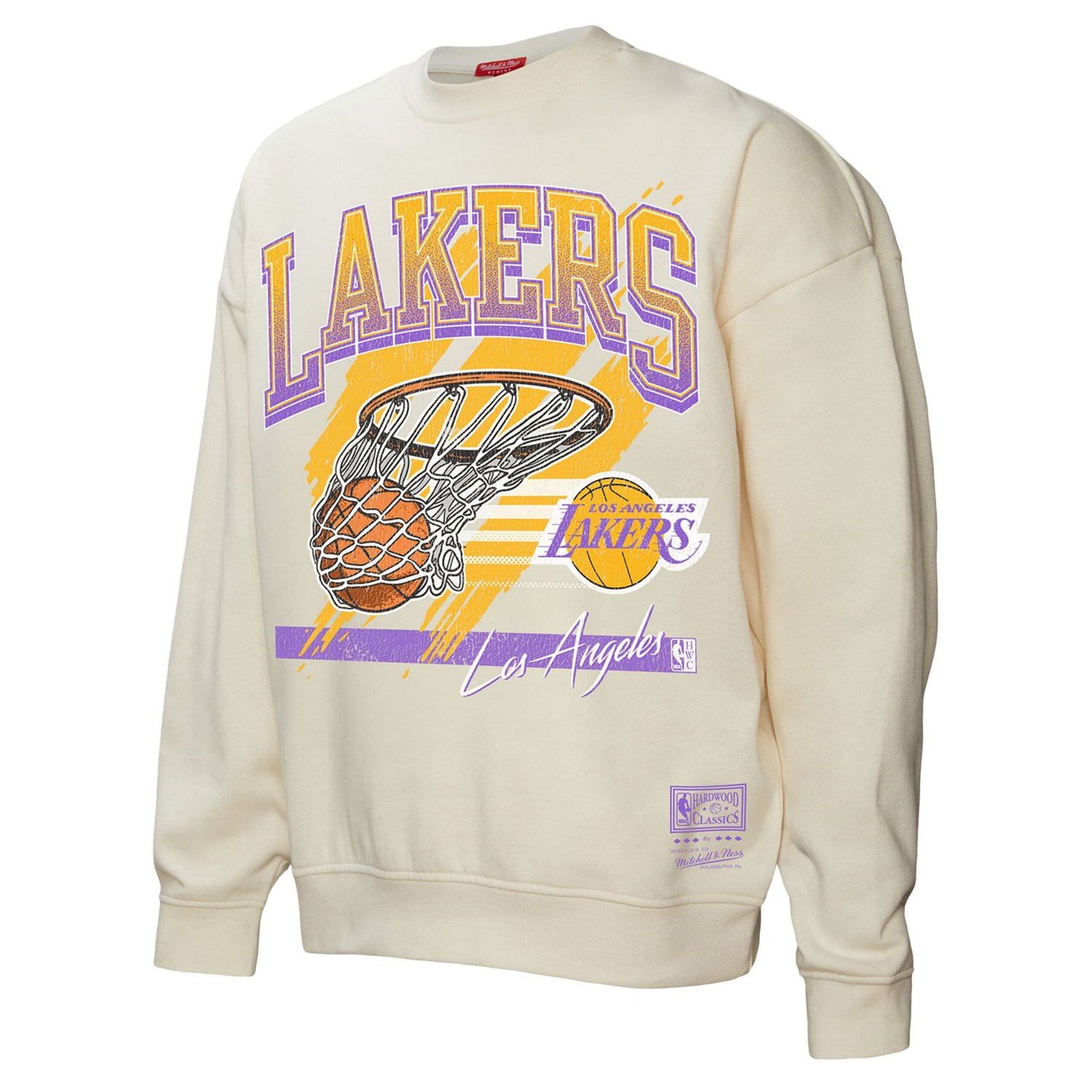 Mitchell  Ness Los Angeles Lakers Brush Bucket Pullover Sweatshirt - view number 2