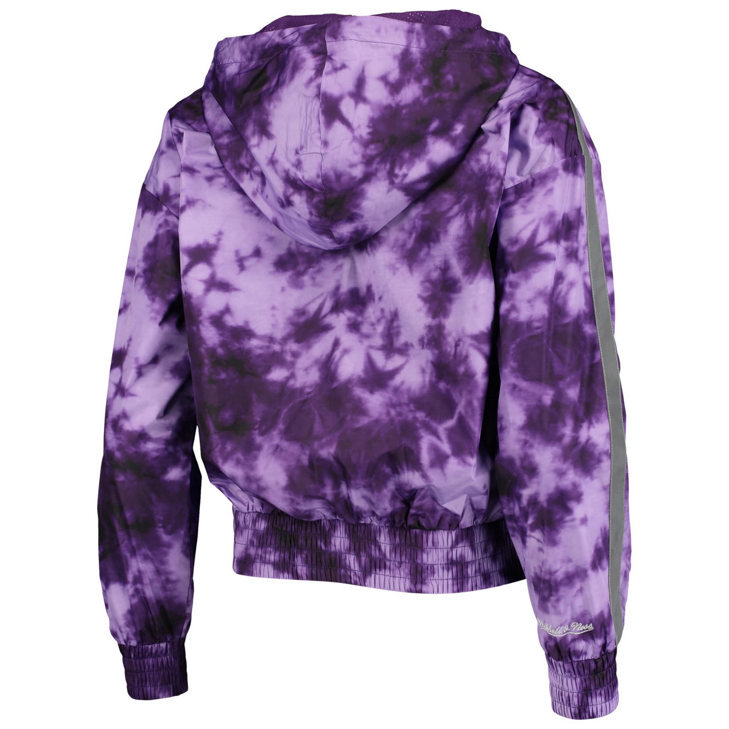 Mitchell  Ness Los Angeles Lakers Galaxy Sublimated Windbreaker Pullover Full-Zip Hoodie                                         - view number 3