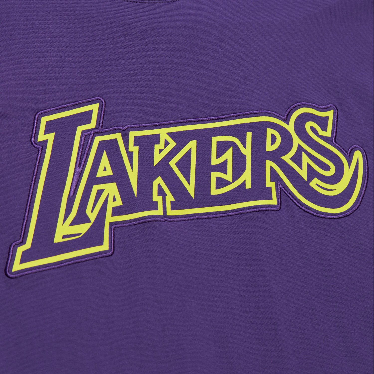 Mitchell  Ness Los Angeles Lakers Hardwood Classics Neon Nights Premium T-Shirt                                                  - view number 4