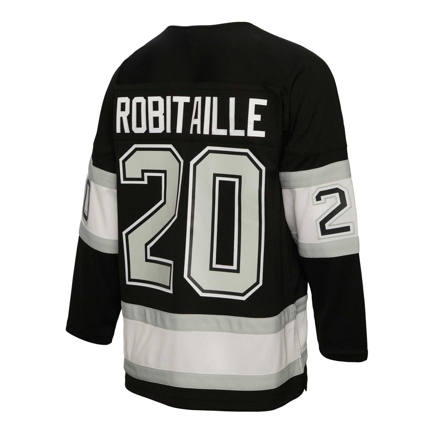 Mitchell  Ness Luc Robitaille Los Angeles Kings Alternate Captain Patch 1992/93 Blue Line Player Jersey                          - view number 3