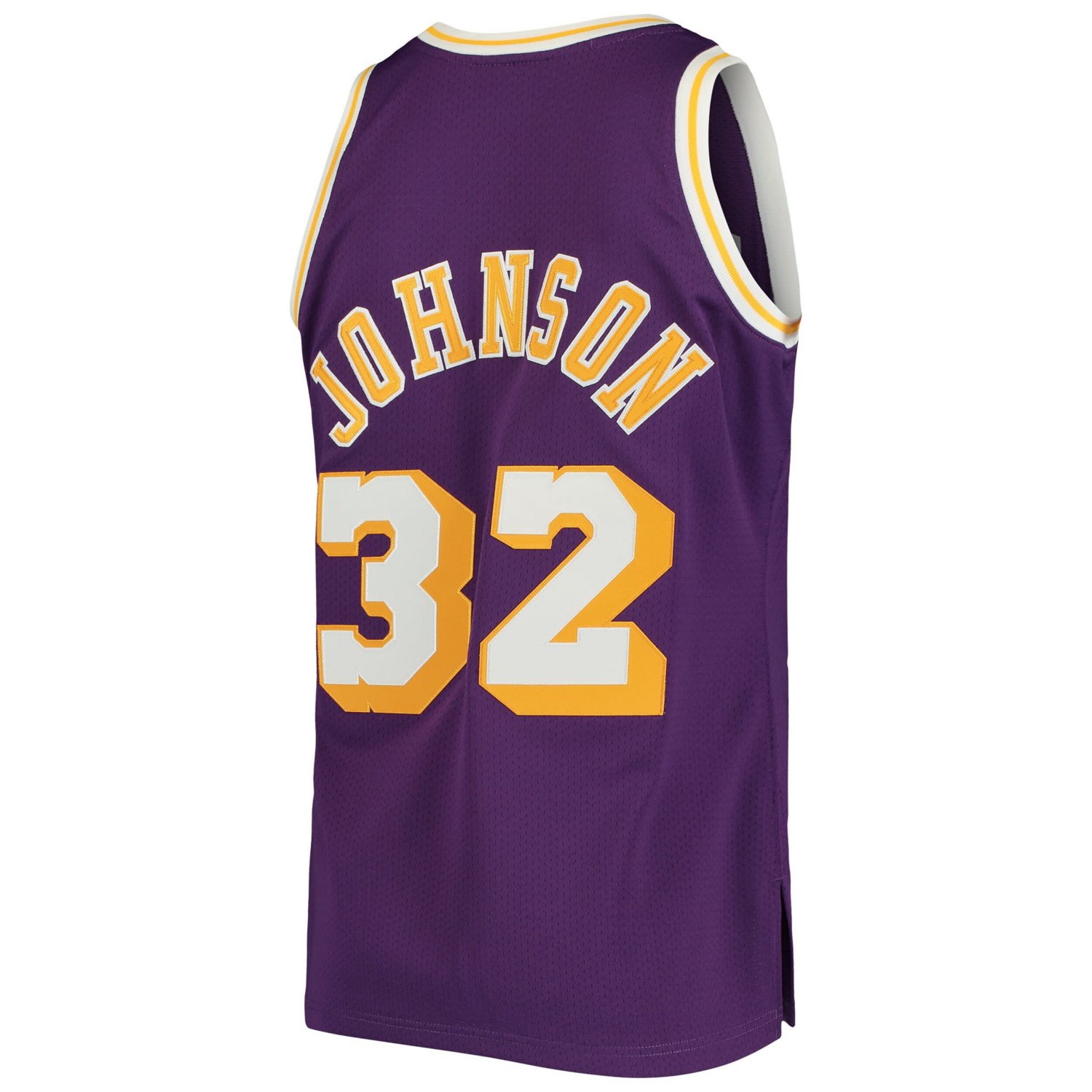 Mitchell  Ness Magic Johnson Los Angeles Lakers 1984 Hardwood Classics Authentic Jersey                                          - view number 3