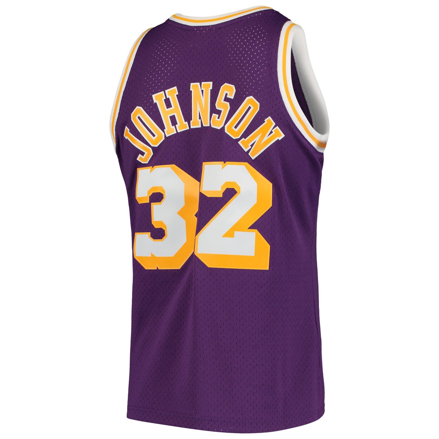 Mitchell  Ness Magic Johnson Los Angeles Lakers 1984/85 Hardwood Classics Swingman Jersey                                        - view number 3