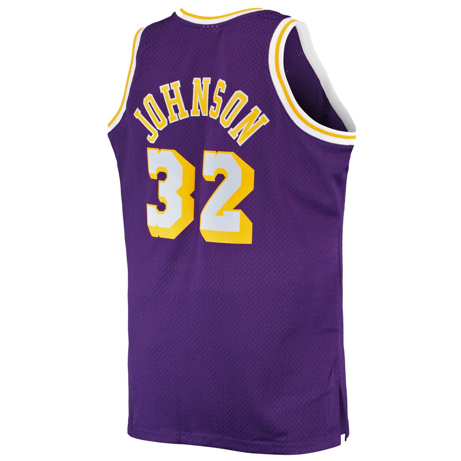 Mitchell  Ness Magic Johnson Los Angeles Lakers Big  Tall 1984/85 Hardwood Classics Swingman Jersey - view number 3