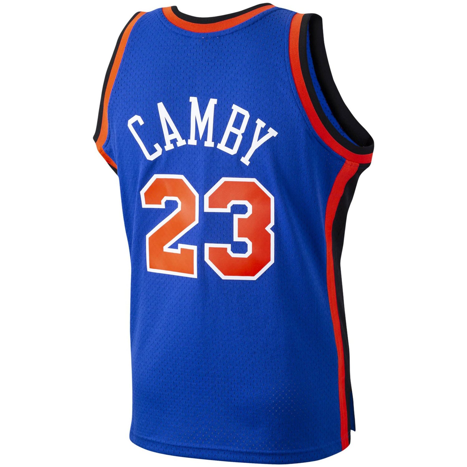 Mitchell  Ness Marcus Camby New York Knicks 1998/99 Hardwood Classics Swingman Jersey                                            - view number 3