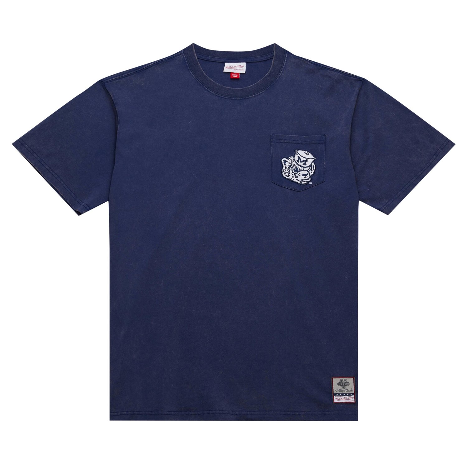 Mitchell  Ness Michigan Wolverines Throwback Fade Away T-Shirt - view number 2