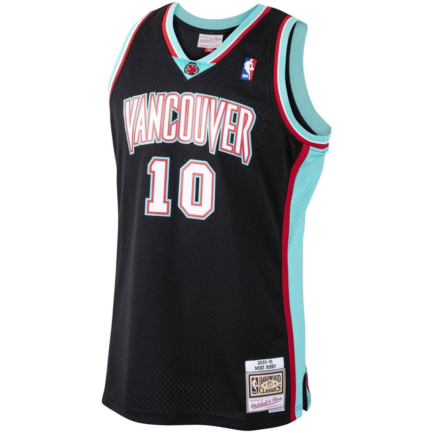 Mitchell  Ness Mike Bibby Vancouver Grizzlies 2000/01 Hardwood Classics Swingman Jersey                                          - view number 2