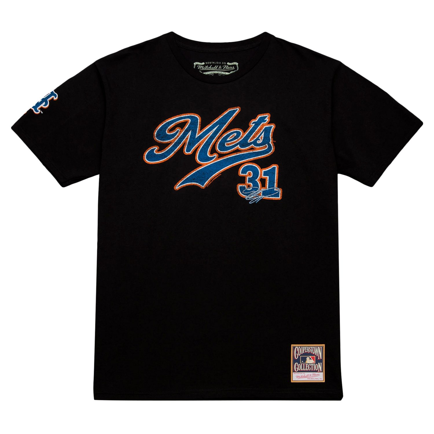 Mitchell  Ness Mike Piazza New York Mets Cooperstown Collection Player T-Shirt - view number 2
