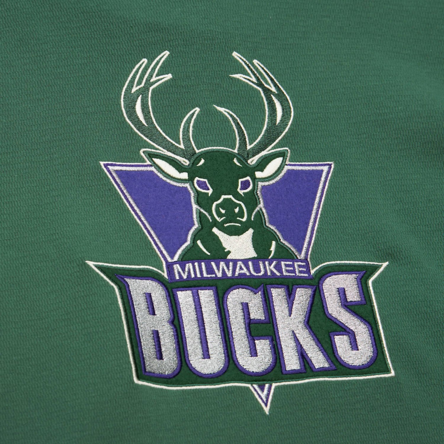 Mitchell  Ness Milwaukee Bucks Hardwood Classics Lightweight Thermal Pullover Hoodie - view number 4