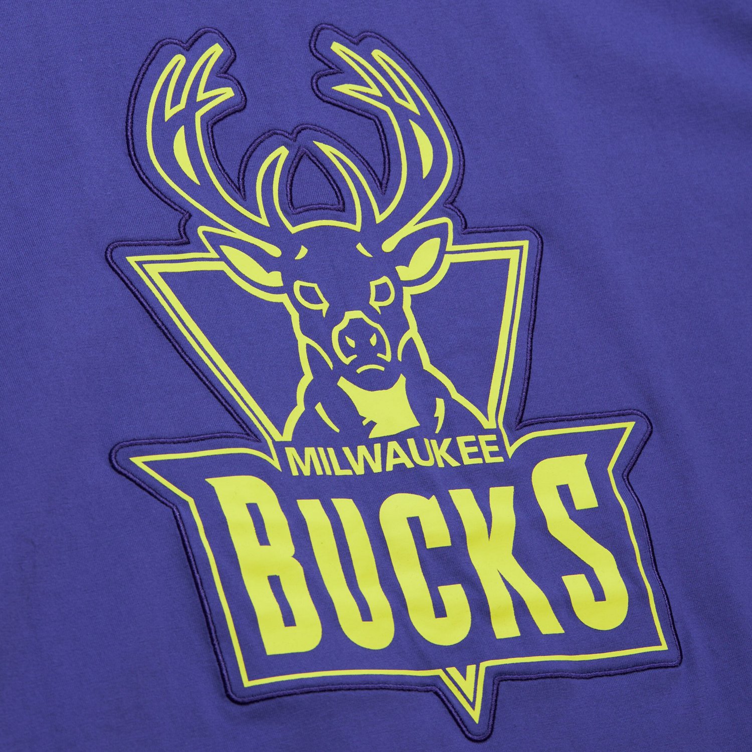 Mitchell  Ness Milwaukee Bucks Hardwood Classics Neon Nights Premium T-Shirt